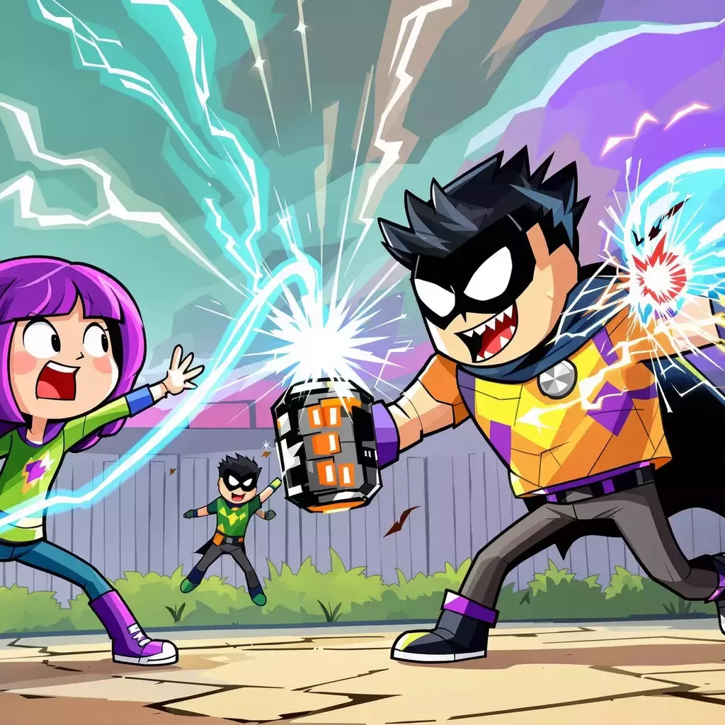 In a coordinated effort, the K-Pop Demon Hunters capture the spirit. The daughter’s lasso glows brightly as it wraps around the spirit, while the containment devices whirr into action, securing the mischievous ghost.